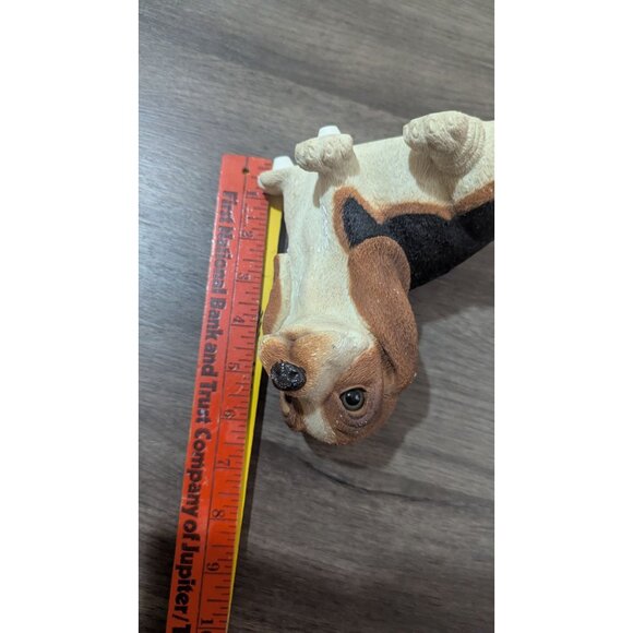 Adorable Beagle Puppy Dog Music Box "How Much Is That Doggie" China 8" Resin Dec - Picture 6 of 8